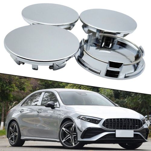 4x Black/silver 70mm Wheel Hub Center Badges For RM Rims Type Replacement New, US $14.53, image 19