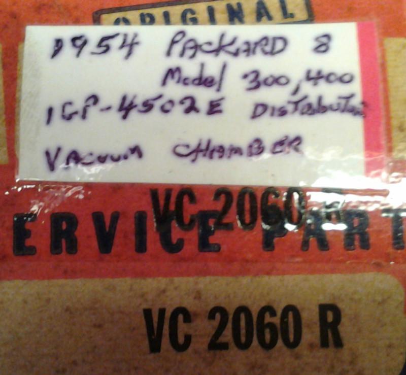 NEW AUTOLITE VACUUM CHAMBER 1954 PACKARD 8 MODEL 300 & 400, US $33.99, image 2