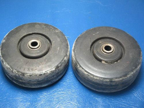 Pair of wheely bar wheels nhra drag racing nmca *used*