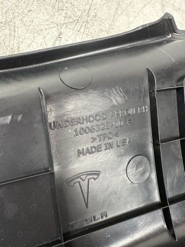 OEM 2012-2016 Tesla Model S Right Underhood Apron Cover Trim 1006328-00-F, US $95.00, image 2