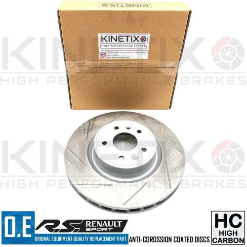 FITS RENAULT MEGANE SPORT RS 275 GROOVED FRONT BRAKE DISCS BREMBO PADS 340mm, US $, image 7