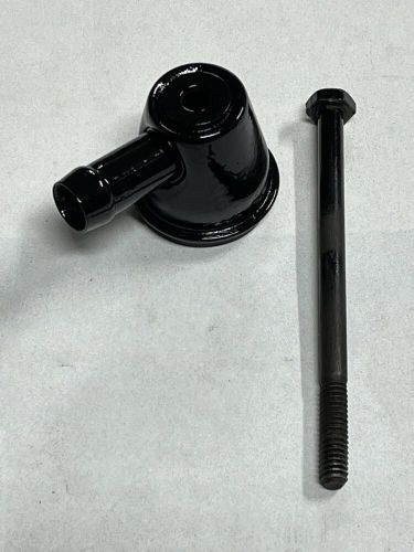 Oem 1950's 1960's gm sbc 283 327 chevrolet draft tube / crankcase elbow housing