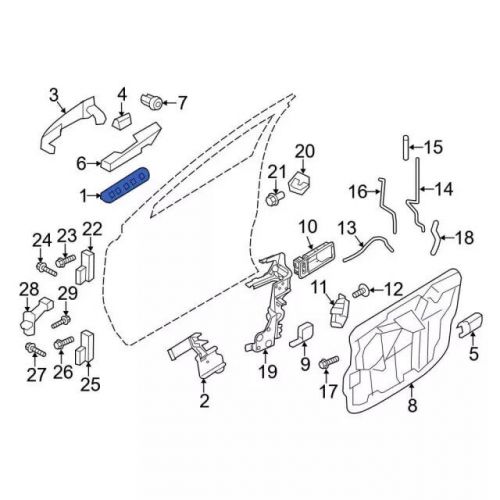 Genuine ford keyless lock pad ba1z-14a626-ae