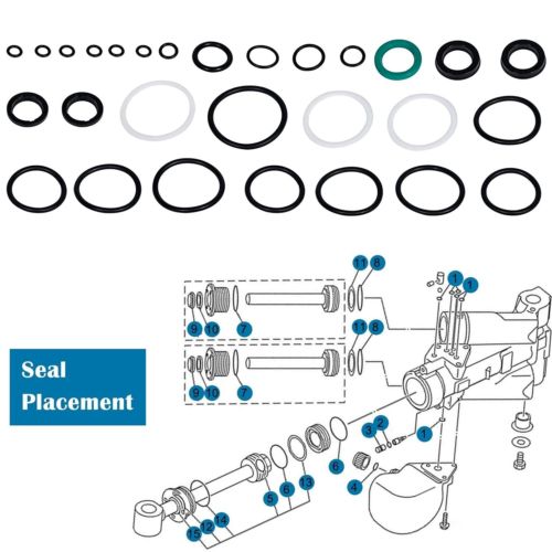Seal Kit Power Trim/Tilt Cap & Cylinder 115225FS for Yamaha 115-225HP 1997 & Up, US $27.00, image 10