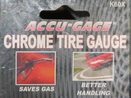 G.H. Meiser Tire Guage 60 psi max metal case with bleeder valve car gage NEW, US $19.99, image 3