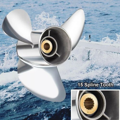 14 1/2 X 15 Boat Propeller Stainless Steel for Yamaha 150-250HP 15 Tooth RH 14.5, US $399.99, image 5