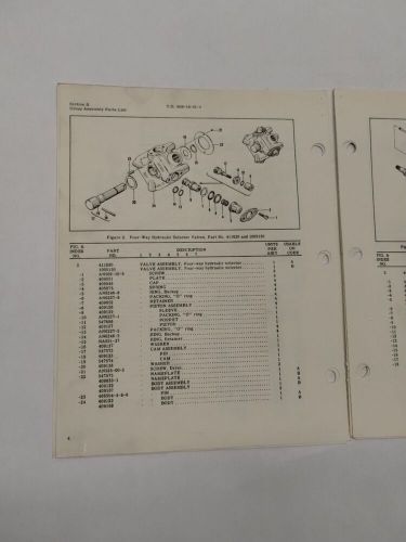 Bendix Cam-Operated Hydraulic Selector Valves (3000 PSI) Illustrated Parts-Orig., US $24.95, image 12