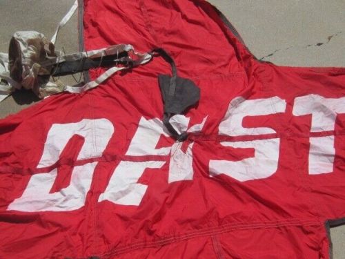12' Deist Super Quad Drag Chute Sportsman Parachute Red dragster simpson, US $199.99, image 7