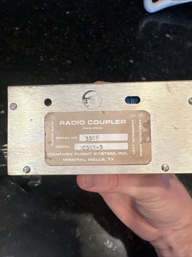 Century autopilot radio coupler | model# 1c388-3 |