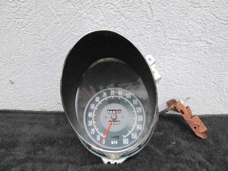 Sell 7276 CORVETTE 160 MPH SPEEDOMETER OEM GM C3 NR in Harrison