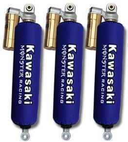 Blue shock covers kawasaki racing kfx 450 700 kfx700