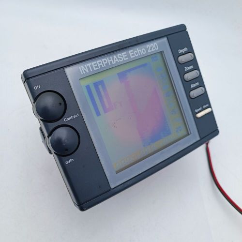 INTERPHASE Echo 220 Fishfinder Marine w/ Mount Bracket Power Cable, US $169.00, image 12