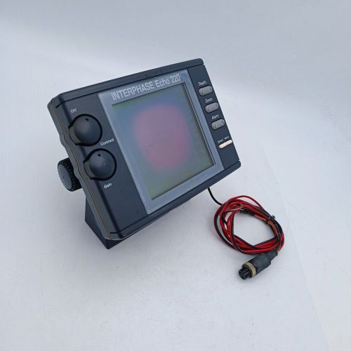 INTERPHASE Echo 220 Fishfinder Marine w/ Mount Bracket Power Cable, US $169.00, image 17