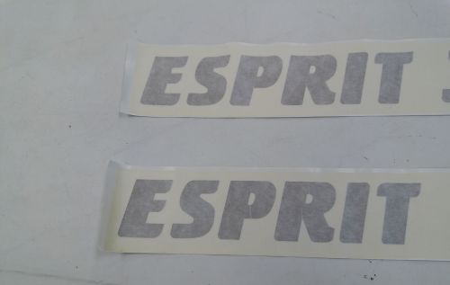 CRUISERS YACHTS ESPRIT 3670 DECAL PAIR (2) 17 3/8" X 2" SILVER MARINE BOAT, US $19.95, image 4