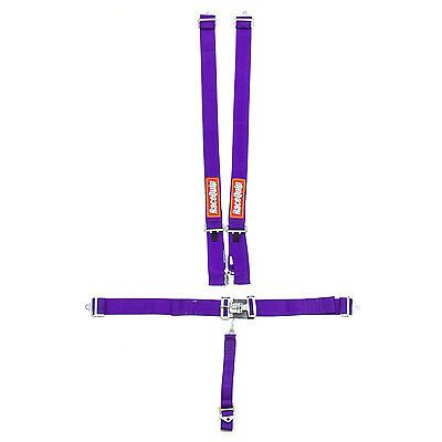 Racequip 711051rqp - 5pt harness set l&amp;l purple sfi