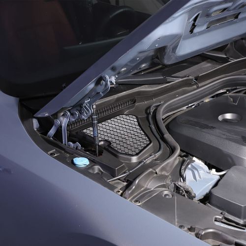 S.Steel Black Front Engine Bay Anti Dust Cover Mesh For BMW 5 Series G60 2024+-, US $, image 10