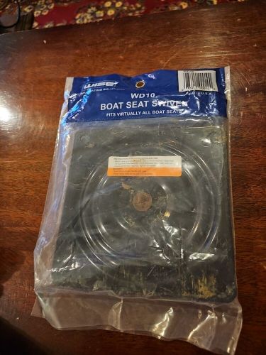 Free Shipping 1 Pc Wise WD10 360-Degree Flat Boat Seat Swivel Black, US $17.25, image 3