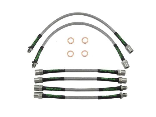VW MK2 GOLF GTI 16V STAINLESS STEEL BRAIDED BRAKE LINES HOSES PIPES 6 LINE UF, US $, image 4