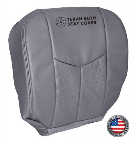 2004 Cadillac Escalade Front Bottom Seat Cover Vinyl Perforated Gray and Cushion, US $243.99, image 15