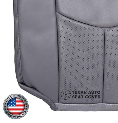 2004 Cadillac Escalade Front Bottom Seat Cover Vinyl Perforated Gray and Cushion, US $243.99, image 18