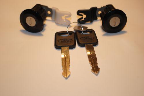 96-02 ford mustang door locks and keys new black made in the usa