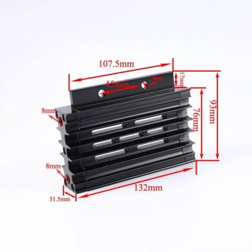 CNC Oil Cooler Radiator for 138cc 140cc 150cc Dirt Pit Bike Motorcycle Quad Blue, US $47.68, image 2