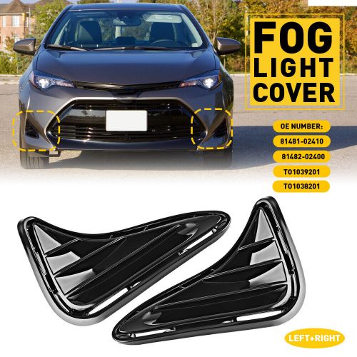 2x Front Fog Cover Light Set For 2017-2019 Toyota Corolla LE XLE CE Left & Right, US $16.99, image 12