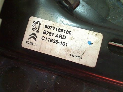 WINDOW REGULATOR ELECTRIC 2013 RIGHT REAR C4 GRAND PICASSO (3A) 9677185180-, US $, image 3