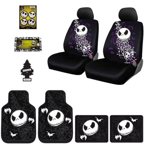 For Volkswagen Jack Skellington Car Truck SUV Seat Covers Floor Mats Gift Set, US $146.62, image 8