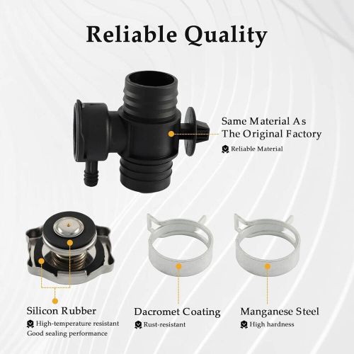Coolant Neck Radiator Hose Connector &Cap For Chrysler Jouney Jeep Dodge Caliber, US $15.74, image 3