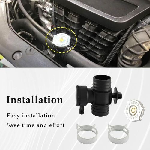 Coolant Neck Radiator Hose Connector &Cap For Chrysler Jouney Jeep Dodge Caliber, US $15.74, image 6