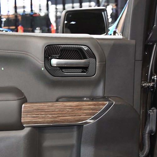 3Color Door Handle Bowl Cover Trim Panel For Chevy Silverado 2019-2024 2/4 Door, US $22.59, image 4