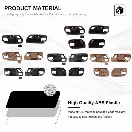 3Color Door Handle Bowl Cover Trim Panel For Chevy Silverado 2019-2024 2/4 Door, US $22.59, image 11