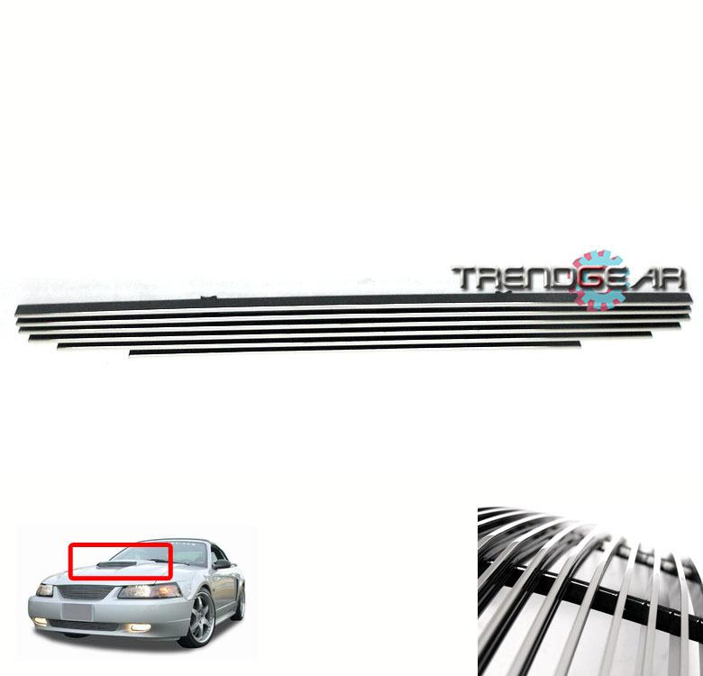 1999-2004 ford mustang v6 v8 gt svt mach hood scoop billet grille grill 01 02 03