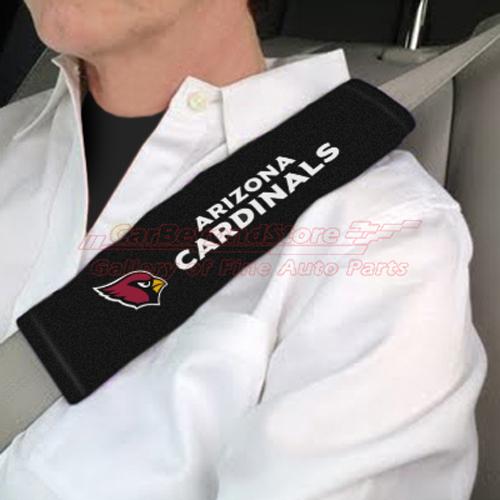 NFL Arizona Cardinals Seat Belt Shoulder Pads, Pair, Licensed + Free Gift, US $7.95, image 2