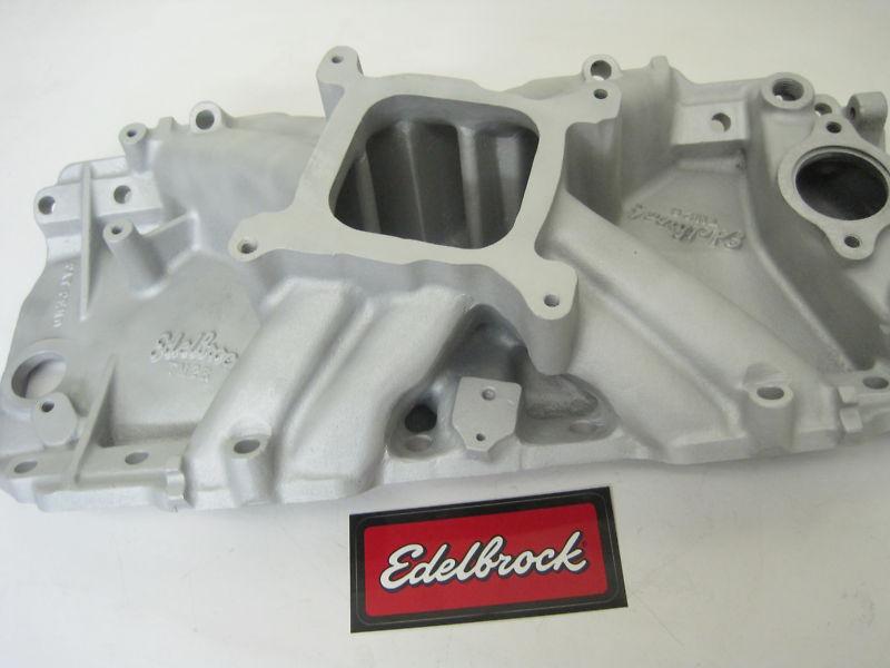 Chevy bbc edelbrock tm2r #2695 aluminum intake manifold 396 427 454 camaro nova