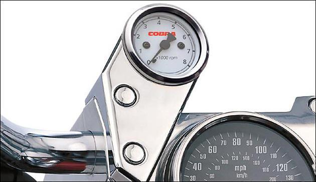 Cobra tachometer aluminum polished fits suzuki vl800 intruder volusia 2001-2004