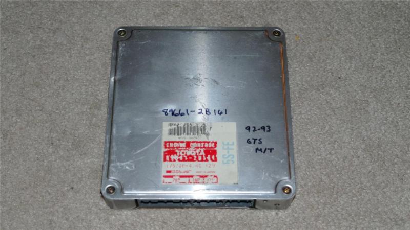 92 93 toyota celica gt 2.2l mt engine computer ecu ecm 89661-2b161