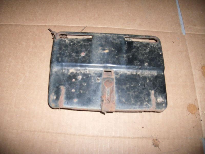 1957 ford car gas tank cap cover, license plate holder