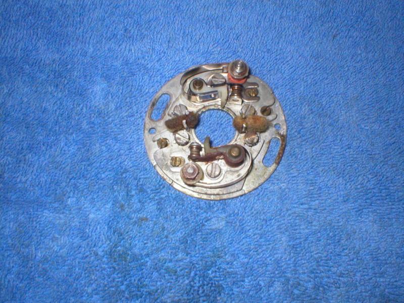 1968 triumph t100r daytona 500 points plate assembly