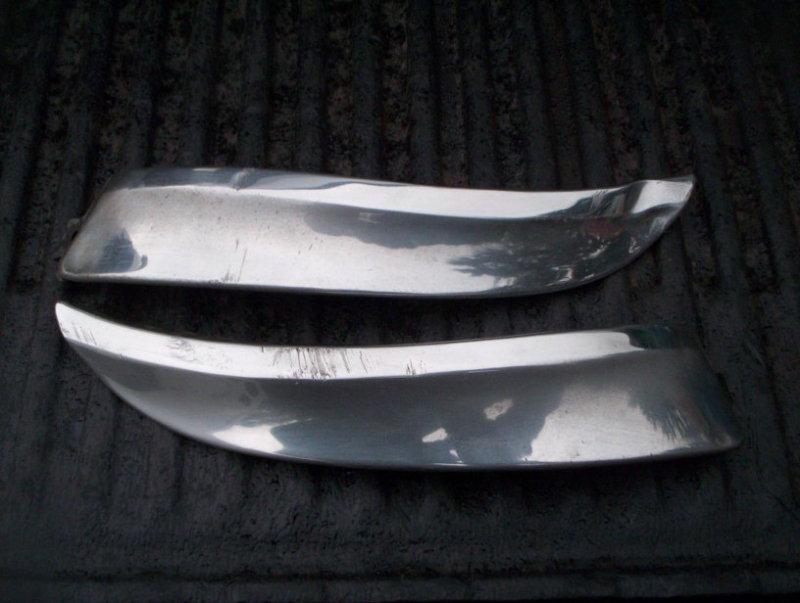 Sell 1965 65 DODGE DART REAR WHEEL ROCK SHIELDS / STONE GUARDS / TRIM