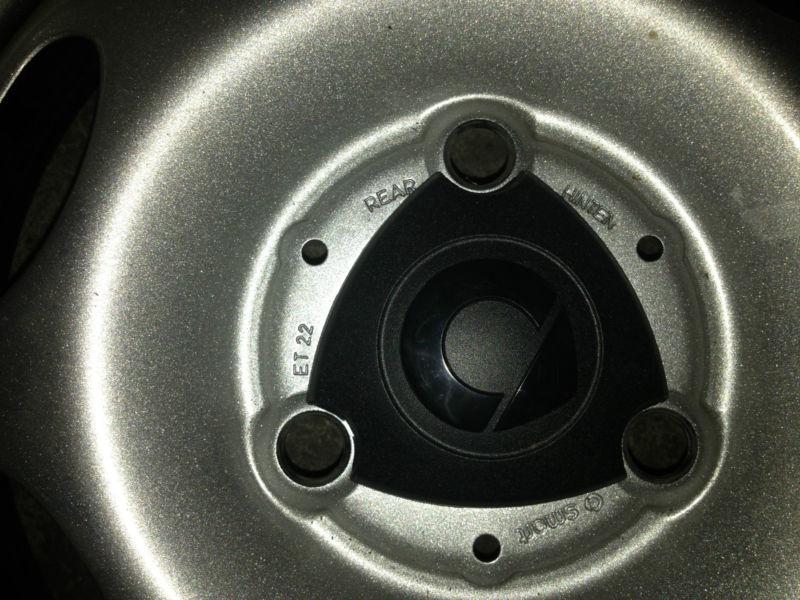 Sell 15" Smart Car Steel Wheel Rear 5.5 Smart Car Rims OEM With both