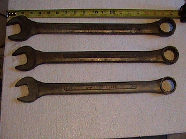S-k tools us 3-piece  "large" combination 12 point wrenches (very nice)