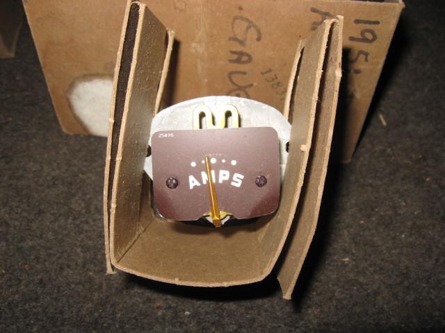 Nos 1951 desoto amp ammeter gauge cluster mopar