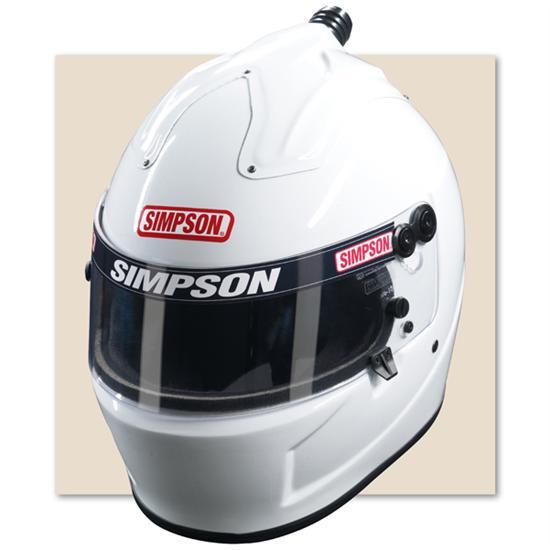 New simpson shark air racing helmet sa10/snell 2010, black 7-1/2