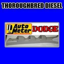 Autometer dodge ram triple pillar gauge pod auto meter - 2 1/16" 03-09 ram 17213