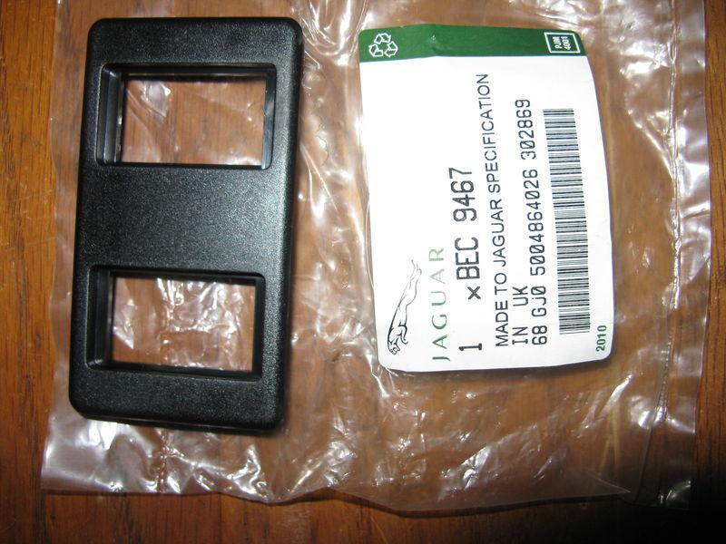 Sell RARE NOS JAGUAR XJS COUPE 2HOLE WINDOW SWITCH BEZEL 19881996