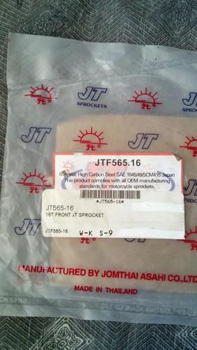 Jt sprockets - jtf565.16 - steel front sprocket, 16t