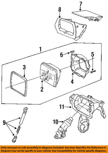 Toyota oem 8566017021 headlight actuator motor/headlight motor