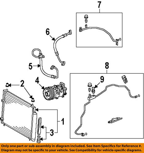 Toyota oem 8831002510 a/c compressor